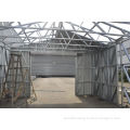 Fireproof Light Steel Frame Metal Car Shed With Steel Sheet Cladding
